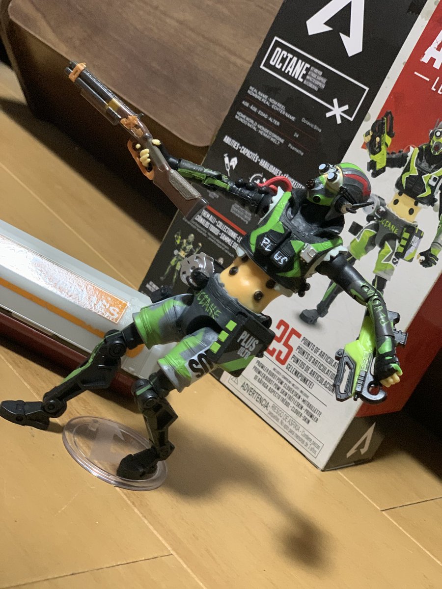 _oo_c's tweet photo. 池袋パルコで買ったオクタンのフィギュア重量感もあってめっちゃいい

#ApexLegends https://t.co/QqEapC61jd