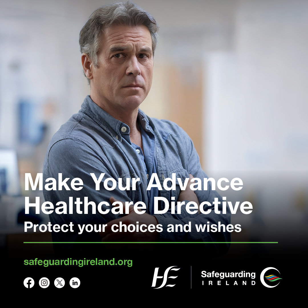 safeguardingire's tweet image. Just 4% of adults in Ireland have made an Advance Healthcare Directive. To protect our rights and to safeguard @safeguardingire encourages more adults to make one, particularly those who at greater risk. Learn about making one at safeguardingireland.org
