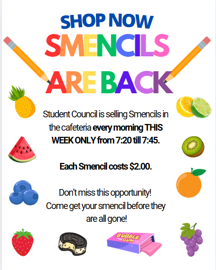 Smencils are on sale THIS week  7:20-7:45!  AlvinISD #MTETigers #AllInAlvin