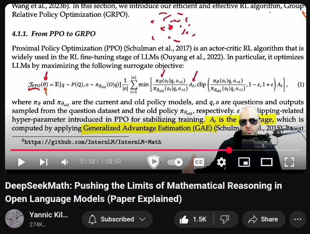 Best video on the math behind DeepSeek by <a href="/ykilcher/">Yannic Kilcher 🇸🇨</a>