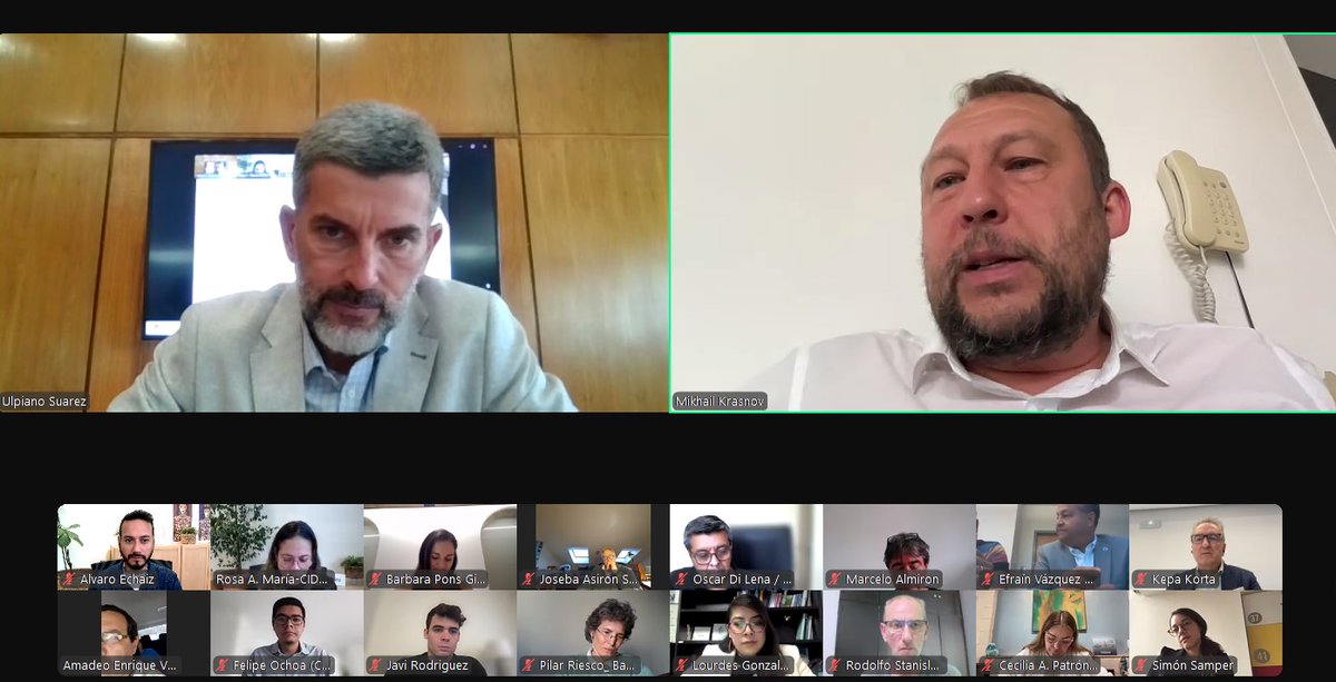 CIDEU's tweet photo. 🚀🌎El Consejo Rector de CIDEU, liderado por su presidente @UlpianoSuarez, intendente de @ciudaddemendoza, se reunió para perfilar las líneas de acción de la red para 2025, respondiendo a las prioridades planteadas por nuestras ciudades y entidades miembro! 
📈 #CIDEU #RedDeCiudades