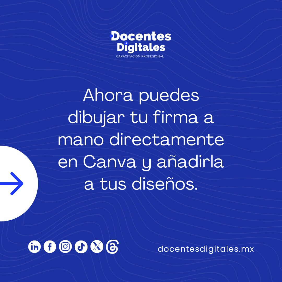 deliabernalpro's tweet photo. 🎨✍️¡Dale un toque único a tus diseños con tu propia firma!👇https://t.co/chmtGlv428
🔗 Obtén una cuenta gratis de @canva aquí👉 https://t.co/gCGYXi1nx0
#docentes #maestros #innovación #tecnologia #innovacióneducativa #educacion #Tics #inteligenciaartificial #edtech #ai #teaching https://t.co/BfkUVxgGbP