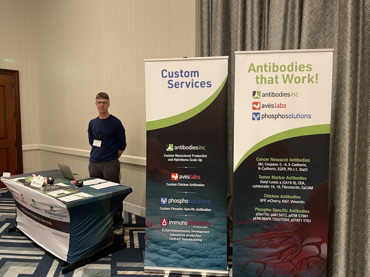 antibodiesinc's tweet image. We&apos;re having an amazing time at the Winter Conference on Brain Research in beautiful Lake Tahoe! 
There&apos;s still one more day to stop by, grab some free samples of our neuronal marker chicken antibodies, and learn more about our innovative products.