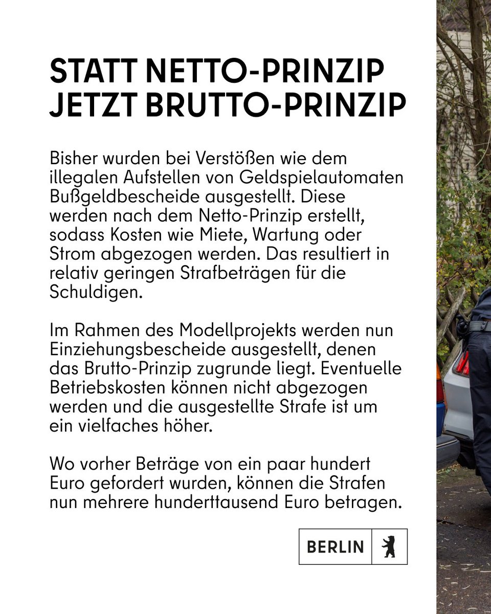 RegBerlin's tweet photo. Heute hat Justizsenatorin Felor #Badenberg eine neue Plattform zur Bekämpfung der Organisierten Kriminalität vorgestellt. Sie legt den Fokus auf die Gewinnabschöpfung. Strafen bei illegalen Geschäften werden vervielfältigt und die Zusammenarbeit der Behörden gestärkt. https://t.co/MZXRoxpsnB