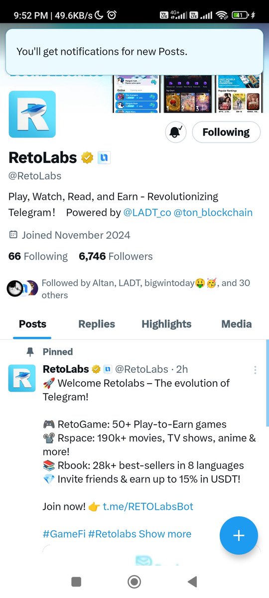 85Dreamz's tweet photo. @RetoLabs @LADT_co 🍁All Done ✔️
🍁My Telegram : @oxygen85
🍁 Tagging ⤵️
@smokeandlime
@Rishipatil444
@dilipjain077
#Retolabs #Rspace #Giveaway #Web3 #Watchtoearn #HappyNewYear2025 https://t.co/nBrpashseh