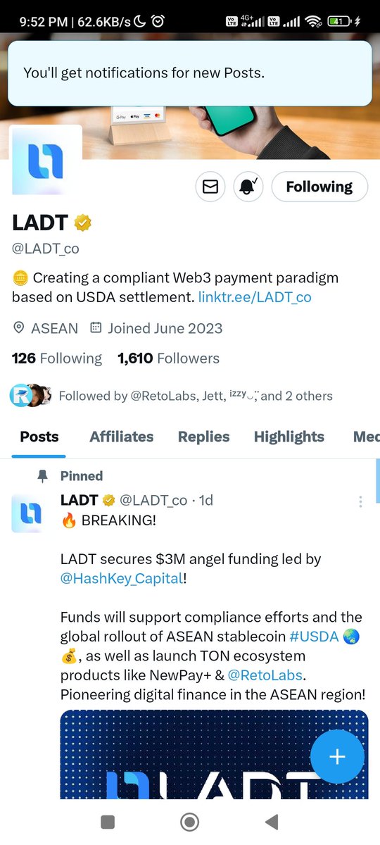 85Dreamz's tweet photo. @RetoLabs @LADT_co 🍁All Done ✔️
🍁My Telegram : @oxygen85
🍁 Tagging ⤵️
@smokeandlime
@Rishipatil444
@dilipjain077
#Retolabs #Rspace #Giveaway #Web3 #Watchtoearn #HappyNewYear2025 https://t.co/nBrpashseh
