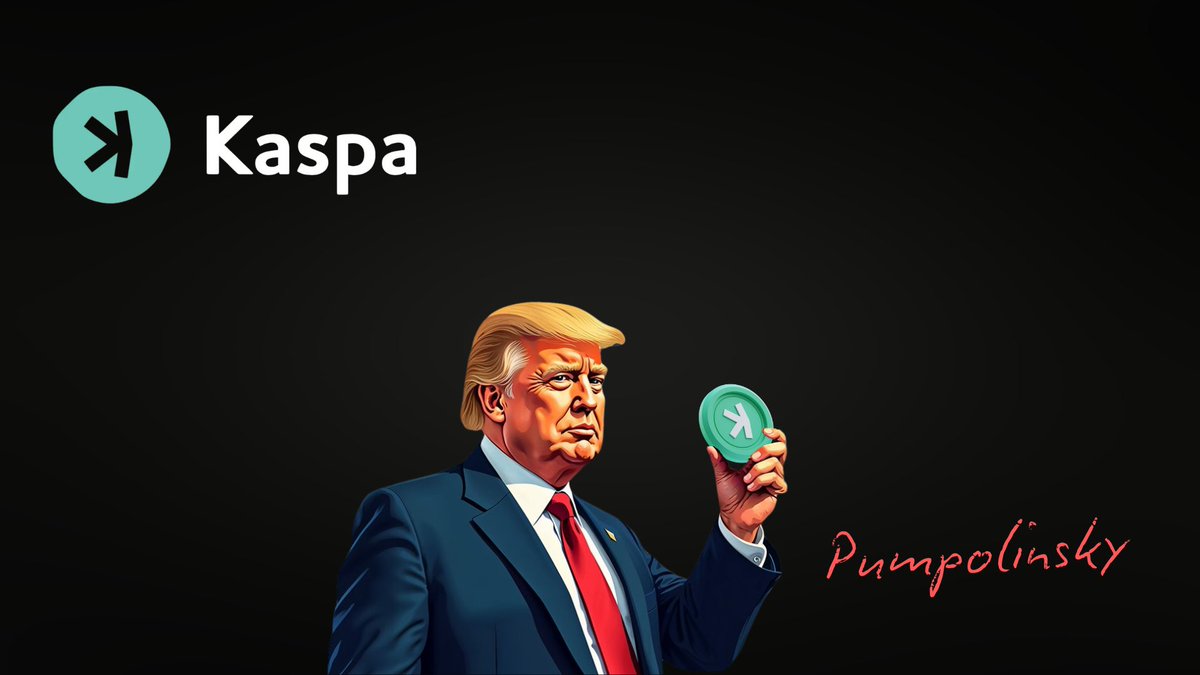 pumpolinsky's tweet photo. Hi @realDonaldTrump 
We are very happy with the pro Crypto administration.
Have you ever looked into #Kaspa? 
It's everything that #Bitcoin was intended to be! https://t.co/KG3UVR96Ta