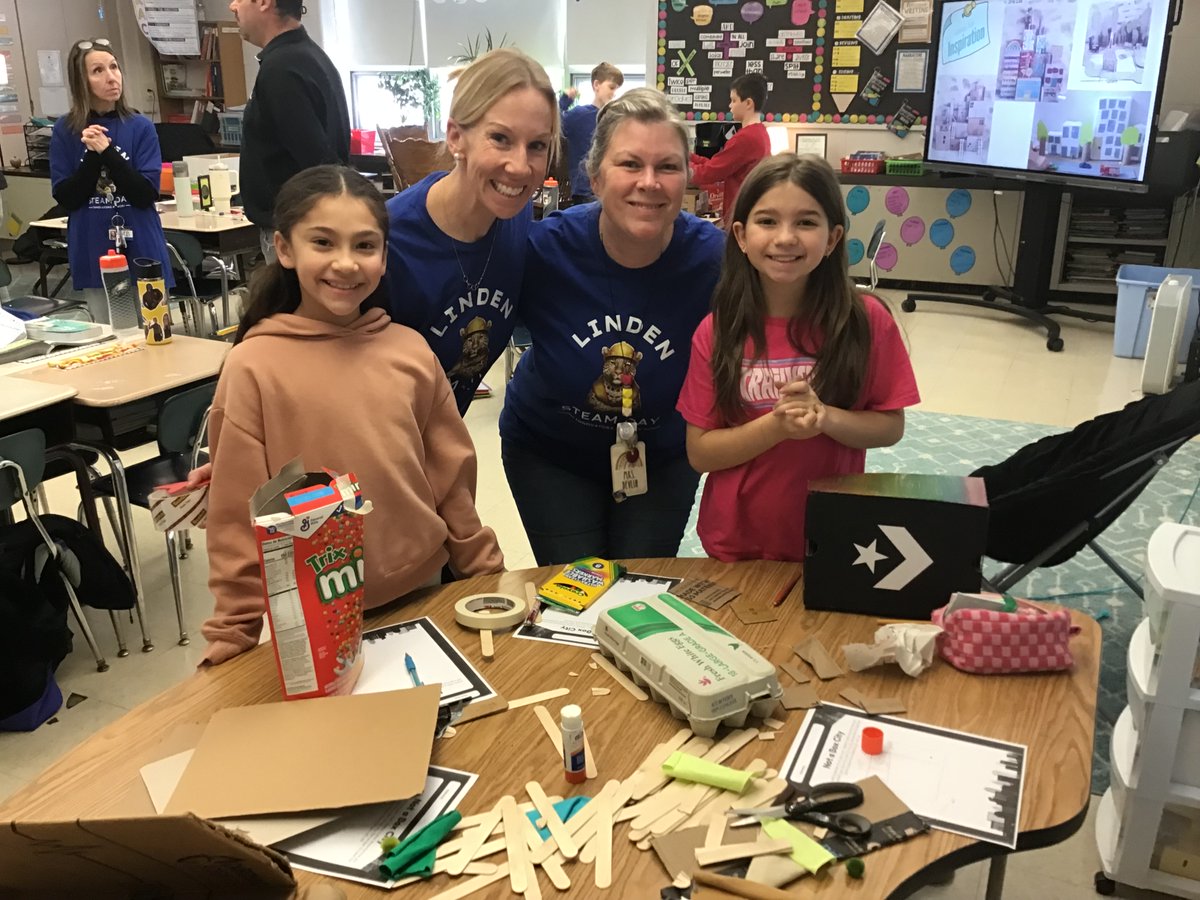 Linden Leopards working collaboratively during our STEAM Day: LEGO-paloozza today!  So many innovators in the making!!