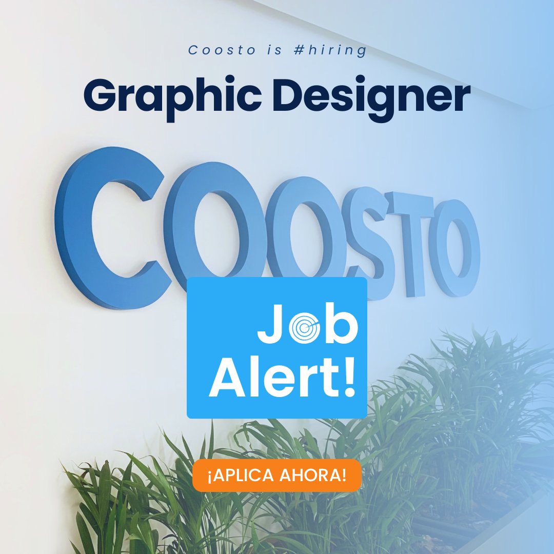 CoostoES's tweet photo. ¿Eres una mente creativa, con gran enfoque comercial? ¡Únete a Coosto como Graphic Designer!💻 

🎯 Tu misión:
1️⃣ Diseñar visuales impactantes para nuestra web
2️⃣ Crear gráficos de alta calidad que destaquen y conviertan

Aplica aquí👉 https://t.co/vsOsqtGKlL

#GraphicDesigner https://t.co/nsV7IqJljL