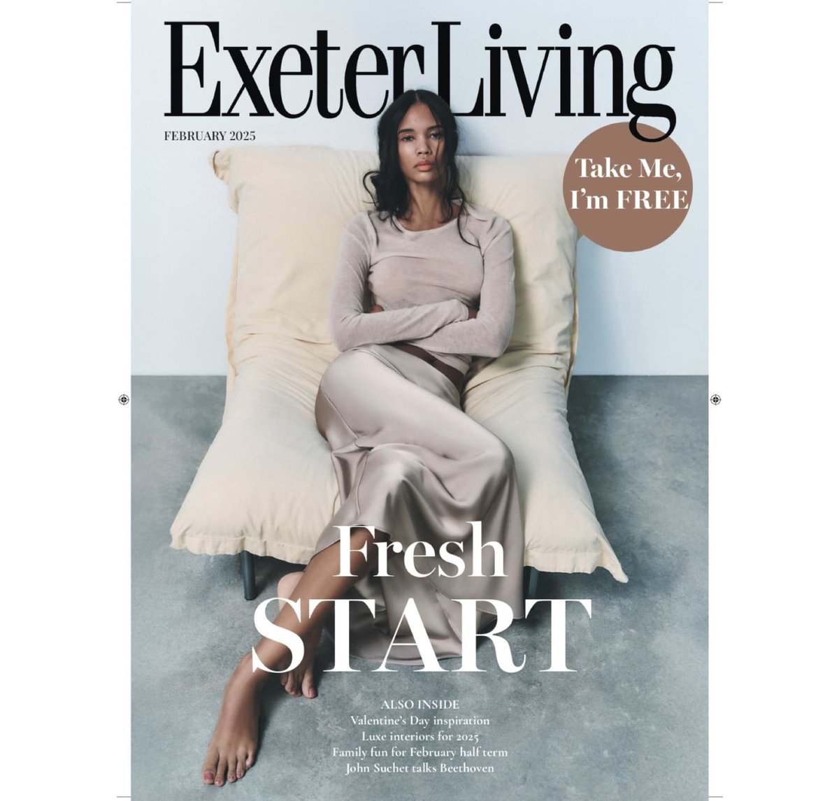Say hello to our February issue! With Valentine’s Day on the horizon, we’re sending a big love letter to Exeter. Inside this issue, you’ll find endless ways to let love bloom - think romantic date spots, fun outings with friends, and plenty of self care inspo.

Image: Zara