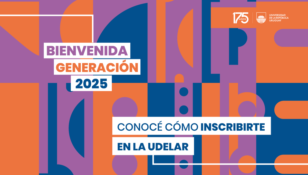 🙋 ¡Estudiá lo que te gusta en la Udelar!

🗓 Recordá que el período común de inscripciones es del 5 al 26 de febrero.

⁉️ Te explicamos cómo inscribirte en el sitio web para la Generación 2025 👇
udelar.edu.uy/ingresos