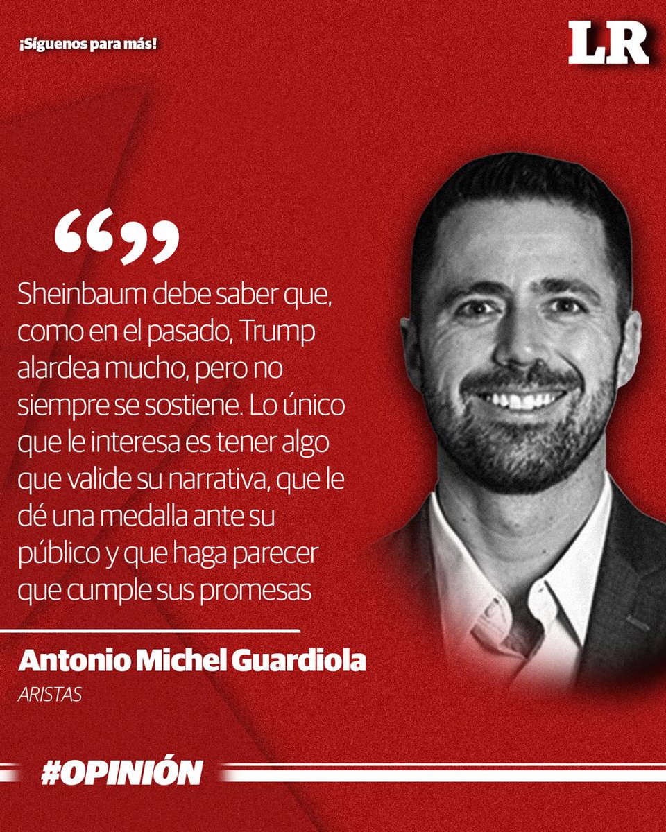 LaRazon_mx's tweet photo. #Aristas | El reto para Sheinbaum estará en ser fiel a su discurso y lo que hagan sus aliados como Petro, o entender que la paloma, con consistencia y paciencia, puede jugar con el halcón.
Escribe Antonio Michel Guardiola ✍
https://t.co/dviqi3BdFd https://t.co/vSLm9i8KXd