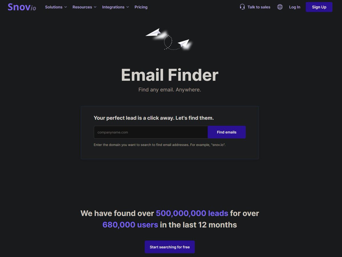 DarkWebInformer's tweet image. 💡Snov finds email addresses on any website. #OSINT

snov.io/email-finder