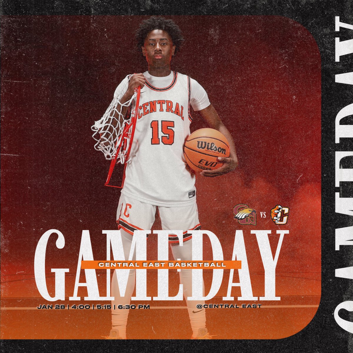 Central East Boys Basketball (@grizzlies_hoops) on Twitter photo ๐จGame Day!๐จ
๐ป Vs ๐ฆ
tonight to start the second half of league play! Togetherness & consistency is important! See you in the Grizzlies Den at 6:30! ๐
TRAC Game: 6๏ธโฃ
๐: Clovis West
๐: Central East HS
๐
: January 28, 2025
๐๏ธ: GoFan
๐บ: NFHSNetwork
โฐ: 4:00 | 5:15 | 6:30 PM ๐จGame Day!๐จ
๐ป Vs ๐ฆ
tonight to start the second half of league play! Togetherness & consistency is important! See you in the Grizzlies Den at 6:30! ๐
TRAC Game: 6๏ธโฃ
๐: Clovis West
๐: Central East HS
๐
: January 28, 2025
๐๏ธ: GoFan
๐บ: NFHSNetwork
โฐ: 4:00 | 5:15 | 6:30 PM