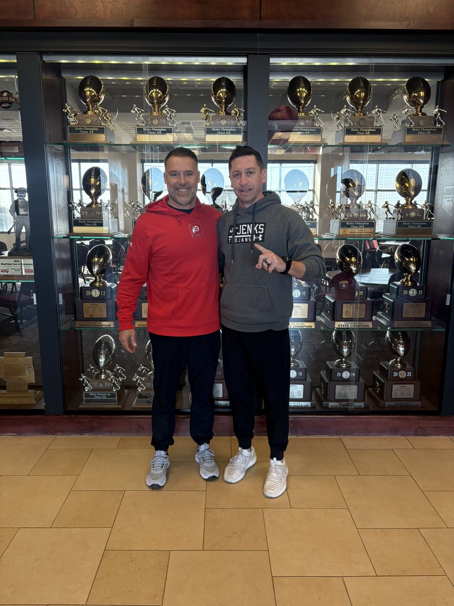 JenksTrojanFootball (@jenksfootball) on Twitter photo Thank you <a href="/Colton_Swan/">Colton Swan</a> with <a href="/Utah_Football/">Utah Football</a> for stopping by this morning to recruit our Student-Athletes and visiting with our Coaches!
<a href="/ryley_kester15/">Ryley Kester</a> <a href="/kaydinjoness/">kaydin “batman” jones</a> <a href="/kaidillard2/">Malakai Dillard</a>
#homeofchampions <a href="/CoachAdamGaylor/">Adam Gaylor</a> Thank you <a href="/Colton_Swan/">Colton Swan</a> with <a href="/Utah_Football/">Utah Football</a> for stopping by this morning to recruit our Student-Athletes and visiting with our Coaches!
<a href="/ryley_kester15/">Ryley Kester</a> <a href="/kaydinjoness/">kaydin “batman” jones</a> <a href="/kaidillard2/">Malakai Dillard</a>
#homeofchampions <a href="/CoachAdamGaylor/">Adam Gaylor</a>