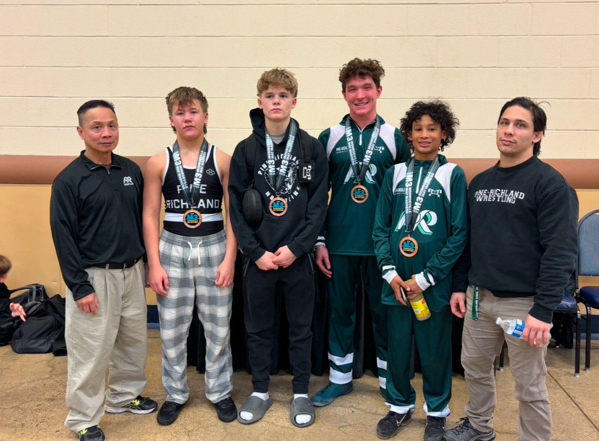 2025 M3 Junior High Tournament Results
Overall PR JH Boys placed 9th out of 30 teams.   Congrats to our wrestlers who battled their way to the podium:
80 lbs Eli Ferguson 3rd
130 lbs Matthew Jones 6th
138 lbs Rockson Ryer 4th
155 lbs Alec Anderson 4th