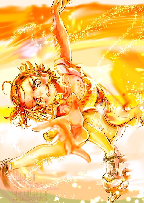 手描きイラスト　 メダリスト　 Fate 私がスケートを特別にするんだ」 #メダリスト #メダリストFA #漫画