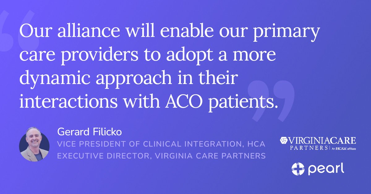We're excited to be working with Virginia Care Partners to help PCPs across the Richmond metropolitan area succeed in innovative value-based care models.

Read more about our partnership here: pearlhealth.com/blog/news/virg…

#InnovationInHealthcare #ValueBasedCare #VirginiaCarePartners