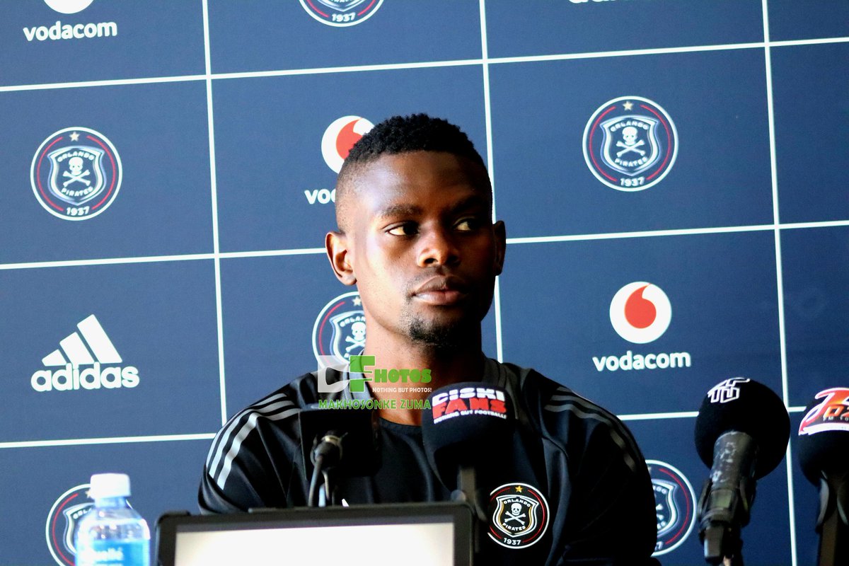 Pre-Match Press Conference with Orlando Pirates assistant coach Mandla Ncikazi and captain Innocent Maela ahead of their #BetwayPrem game against Kaizer Chiefs at FNB Stadium in Johannesburg on Saturday. #DiskiFhotos #OrlandoPirates #RandStadium #PSL #SowetoDerby #Johannesburg
