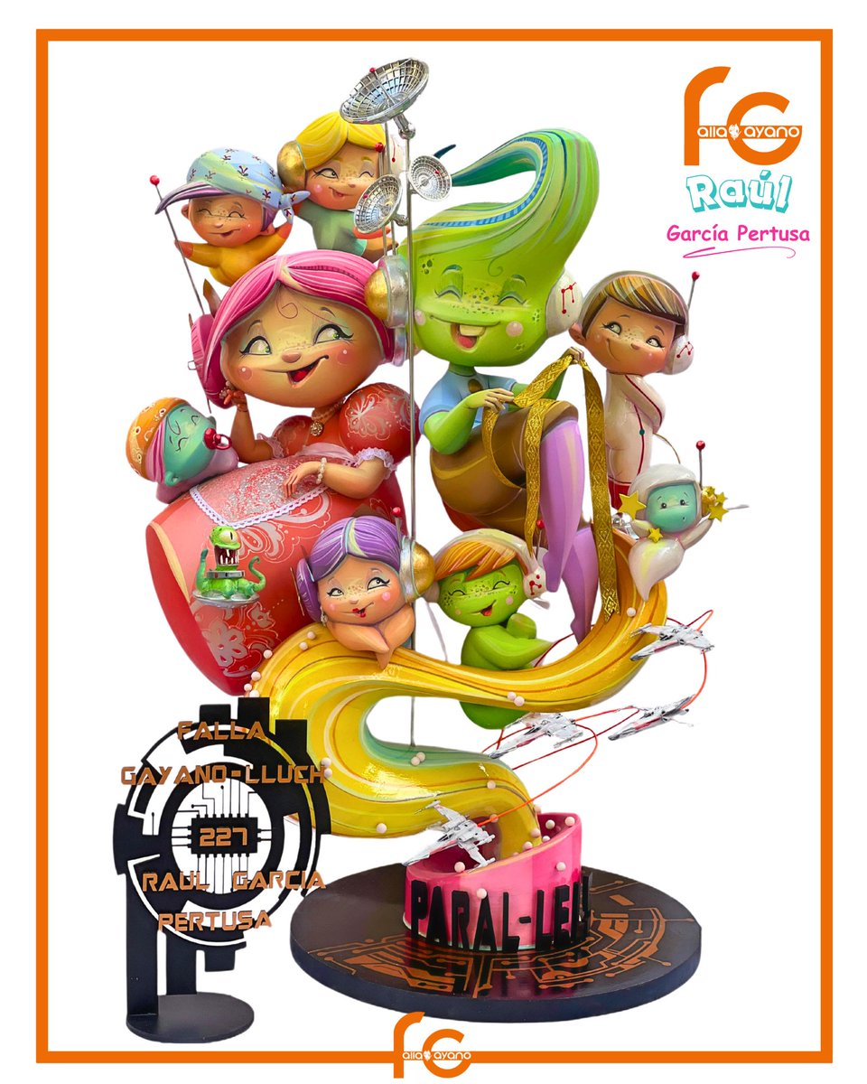 Os presentamos 🪞“VIDAS PARALELAS”🪞, nuestro *Ninot de la exposición infantil 2025* de  @raul_garciapertusa

🌌✨ Un viaje más allá del universo, pero con el corazón siempre en Valencia ✨🌍
#exponinot25 #fallas2025 #falles2025