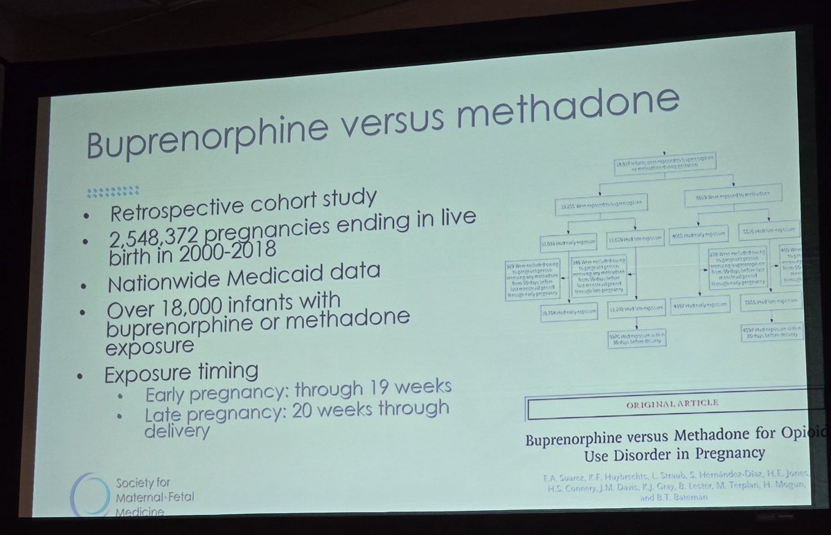 NirajChavanMD's tweet photo. Dr. Marcela Smid sharing all the wisdom on newer paradigms of initiating #Buprenorphine using #LongActingInjectibles and alternative pharmacological strategies at our @MySMFM #Postgraduate course on #PerinatalSubstanceUseDisorders

Loving the learning from all the experience! https://t.co/OthneFXMND