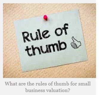 WilliamBruce's tweet photo. Here are some convenient formulas for estimating the value of a small #business.  https://t.co/5SVKnxePOo #entrepreneur #startup #businessowners #businessvaluation #SMB #CEO https://t.co/ZQdwcKo7R1
