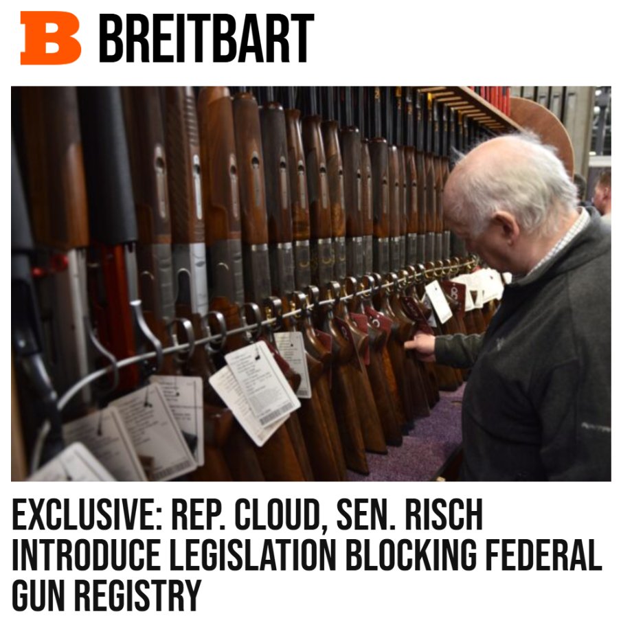 I reintroduced the No REGISTRY Rights Act. This bill will:

1. Require the ATF to delete all 920 million firearm transaction records they have access to

2. Protect Americans' privacy and Constitutional freedoms