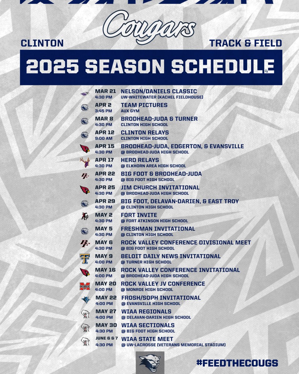 Clinton Jr/Sr HS Track & Field tweet media