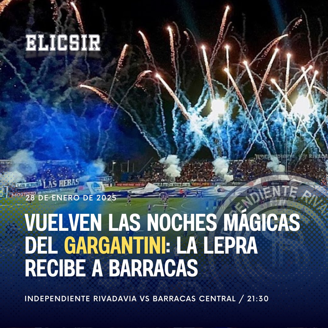 CsirtianMinich's tweet photo. Volvemos a La Catedral! Arriba La Leee!!
#ELICSIR
#IndependienteRivadavia
https://t.co/cmJE0pawv9 https://t.co/z9NPlWhIyK