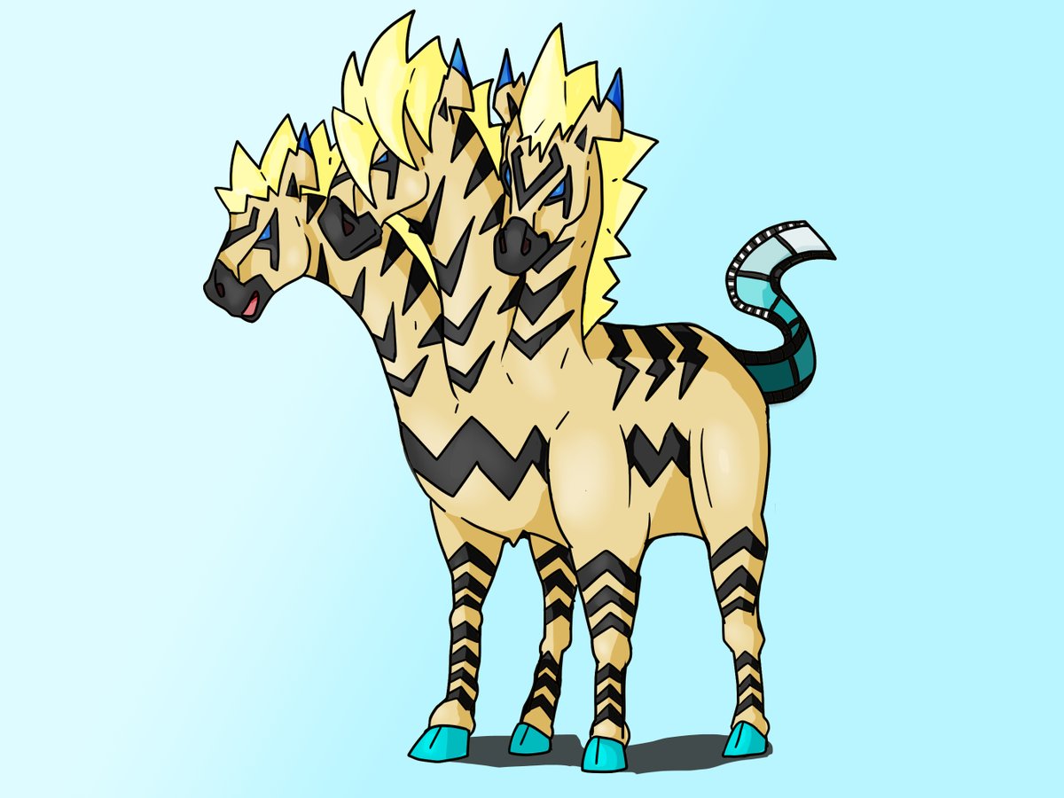 #しまうまイラストコンテスト 
<a href="/shimapri_pblsh/">しまうま出版</a> 
動物好きだし、なにより楽しかった～
らしさを残しつつかっこよく！ゲームキャラ風に仕上げてみました🦓🎮
模様なども意味合い込めて作りました🙌