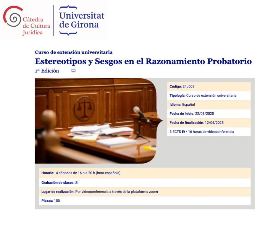 Tenemos nuevo curso en Girona: 

fundacioudg.org/es/curso-ester…