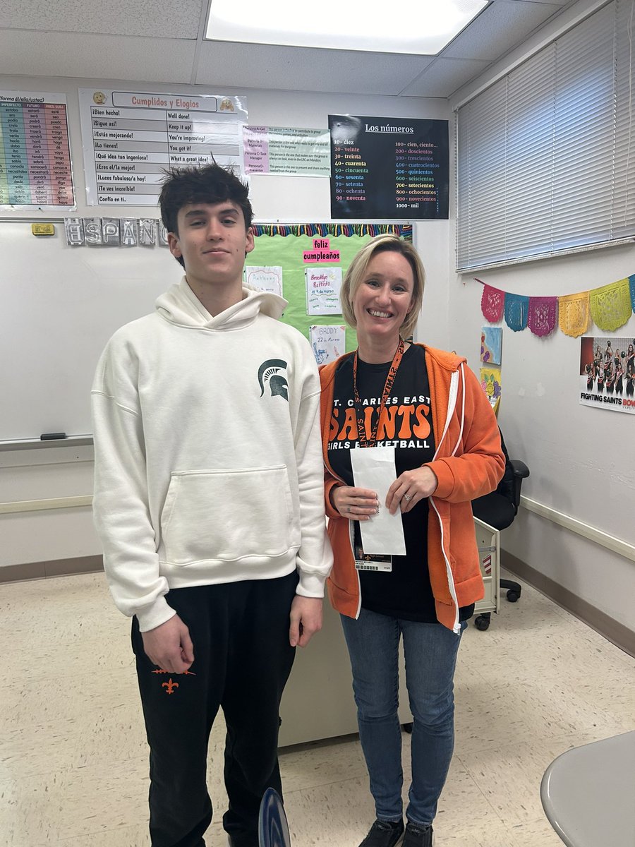 Vince strada (@vstrada35) on Twitter photo Thank you <a href="/SenoraMitchell/">Señora Mitchell</a> for being such a great Spanish teacher. Thank you for being so encouraging and understanding! <a href="/STCE_bball/">STCE Boys Basketball</a> Thank you <a href="/SenoraMitchell/">Señora Mitchell</a> for being such a great Spanish teacher. Thank you for being so encouraging and understanding! <a href="/STCE_bball/">STCE Boys Basketball</a>