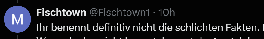 PatrickKayser's tweet photo. @Fischtown1 @Schieber1094 @unsichtChris Ach Kind, bleib bei den Fakten! Das hast du doch selbst verlangt. https://t.co/JfBRMYNPgK