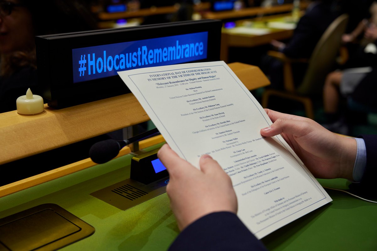 MichalTuczapski's tweet photo. Today, we honor the memory of six million Jews, alongside the Roma, Sinti, and others persecuted and murdered during one of history’s darkest periods.

To forget would dishonor their memory and compromise our shared humanity.

Antisemitism persists. Hate is rising. Truth is under attack.

We must remember, educate, and stand against hatred—always.