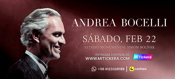 EncantadaCon on X: "#Conciertos | Andrea Bocelli se presentará en el Estadio Monumental - https://t.co/fpRSmE6cnb #caracas #venezuela https://t.co/VjLuTCvfIc" / X