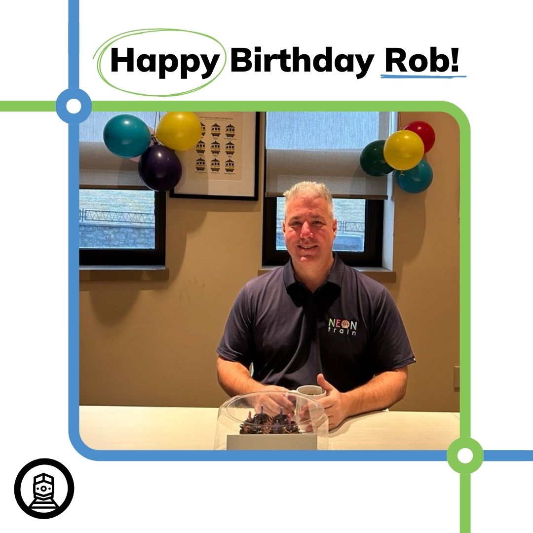 Wishing a very happy birthday to our Founder &amp; Owner, Robert Belliveau! 🎉 Your dedication and leadership keep us all on track. Thank you for your vision for our company and our team. May this be your best year yet! 🎂 🎁 🚂