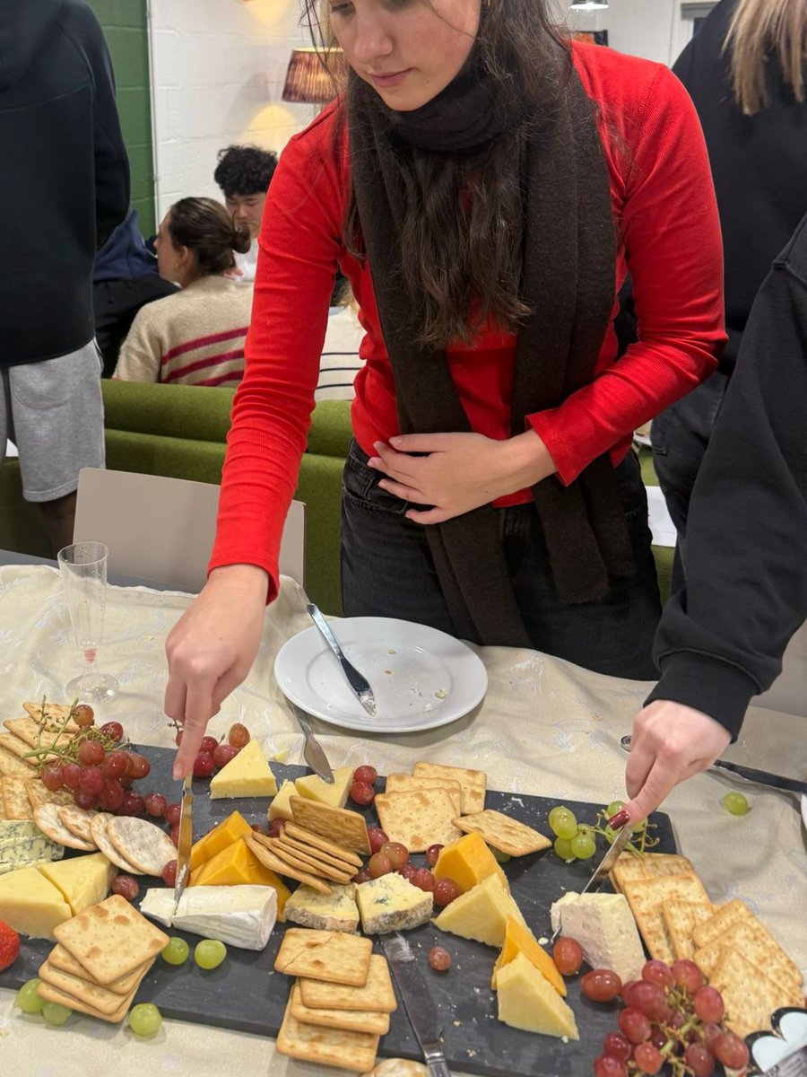OswestrySchool's tweet photo. Our sixth form boarders had a fantastic time at a lavish cheese and wine night, indulging in a variety of exquisite cheese and wines.
#thisisoswestry #coedboarding #cheeseandwine #oswestryboarding #iloveboarding #BoardingAtOswestry #boardinglife https://t.co/zIPqgkKA08
