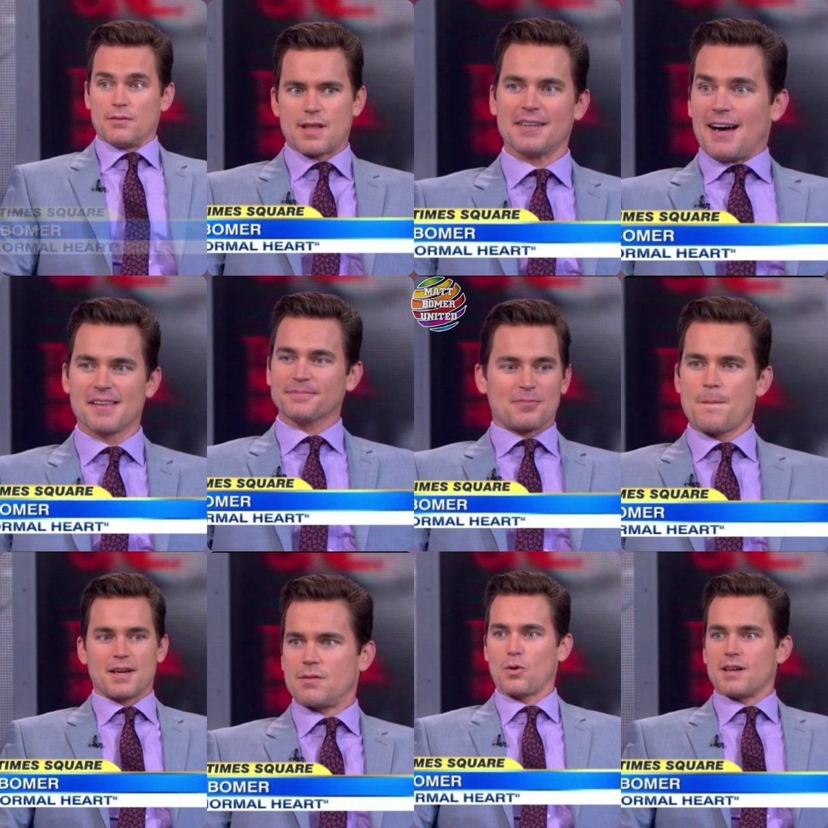 MattBomerUnited's tweet image. Finishing off today with some screenshots of #MattBomer talking about #TheNormalHeart. See you tomorrow.