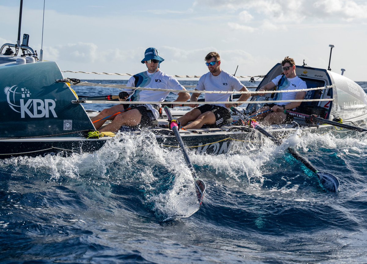 🌊🚣‍♂️ Breaking records and making history! Team V3nture, proudly sponsored by KBR, has become the first army trio to row any ocean, completing the world’s toughest Atlantic rowing challenge in 40 days, 17 hours, and 40 minutes. 💪

From braving 20ft waves to raising funds for