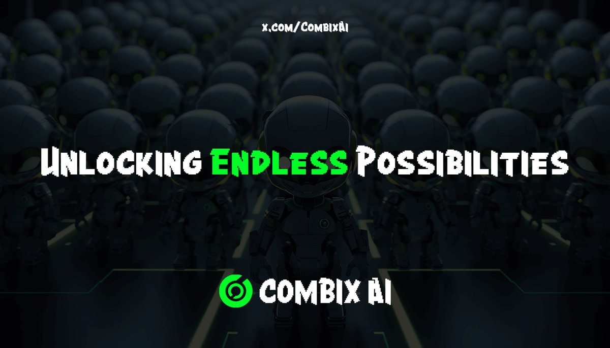 CombixAi's tweet photo. Unlocking Endless Possibilities

Combix serves as a gateway to the future of blockchain technology, enabling users to explore new frontiers in finance, gaming, supply chain, and more https://t.co/3IN8oNrpKB