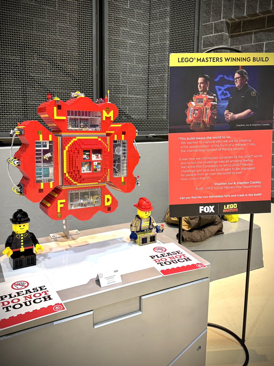 NeedMoBricks's tweet photo. LEGO Masters Fire Department built by Crash &amp; Yoyo, on display in Calgary at Brick Roundup in October 2024.

#NeedMoBricks #LEGO #FireDepartment
#BrickRoundup2024 #BrickRoundup #LEGOMasters #LEGOSpace #AFOLCommunity #AFOL https://t.co/AJcggyzzCQ