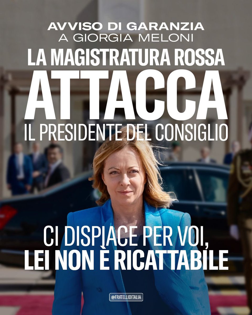 La sinistra ha chiesto l’aiuto delle toghe rosse? Nessuna paura, nessun passo indietro. Avanti, con orgoglio.

Siamo al tuo fianco.