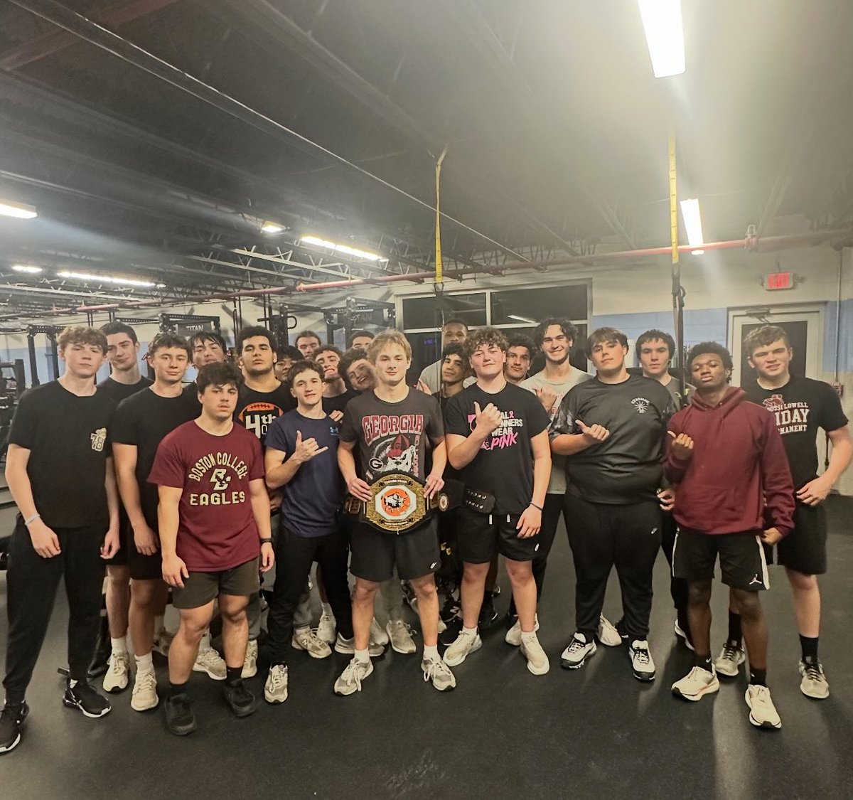 Jack Belcher (@wutannerfb) on Twitter photo MASON DOHERTY belt winner!! Gettin it done! <a href="/MasonDoherty20/">Mason Doherty</a> <a href="/ThomasKineavy/">Thomas Kineavy</a>533 <a href="/McGrath_JM2/">Jeff McGrath</a> <a href="/QualeyScience/">Stephen Qualey</a> <a href="/WMHSTanners/">Woburn Memorial HS</a> <a href="/WMHSAP/">Steve Martin</a> <a href="/Connor_J_F/">Connor Foley</a> <a href="/BandoWoburn/">Bando Performance</a> MASON DOHERTY belt winner!! Gettin it done! <a href="/MasonDoherty20/">Mason Doherty</a> <a href="/ThomasKineavy/">Thomas Kineavy</a>533 <a href="/McGrath_JM2/">Jeff McGrath</a> <a href="/QualeyScience/">Stephen Qualey</a> <a href="/WMHSTanners/">Woburn Memorial HS</a> <a href="/WMHSAP/">Steve Martin</a> <a href="/Connor_J_F/">Connor Foley</a> <a href="/BandoWoburn/">Bando Performance</a>