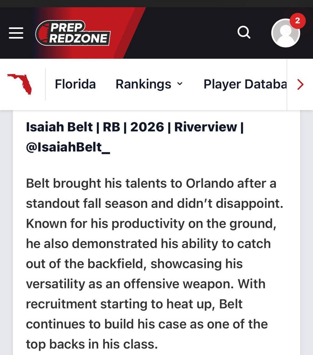 IsaiahBelt_'s tweet photo. @PrepRedzoneFL https://t.co/FG3HL39IfE