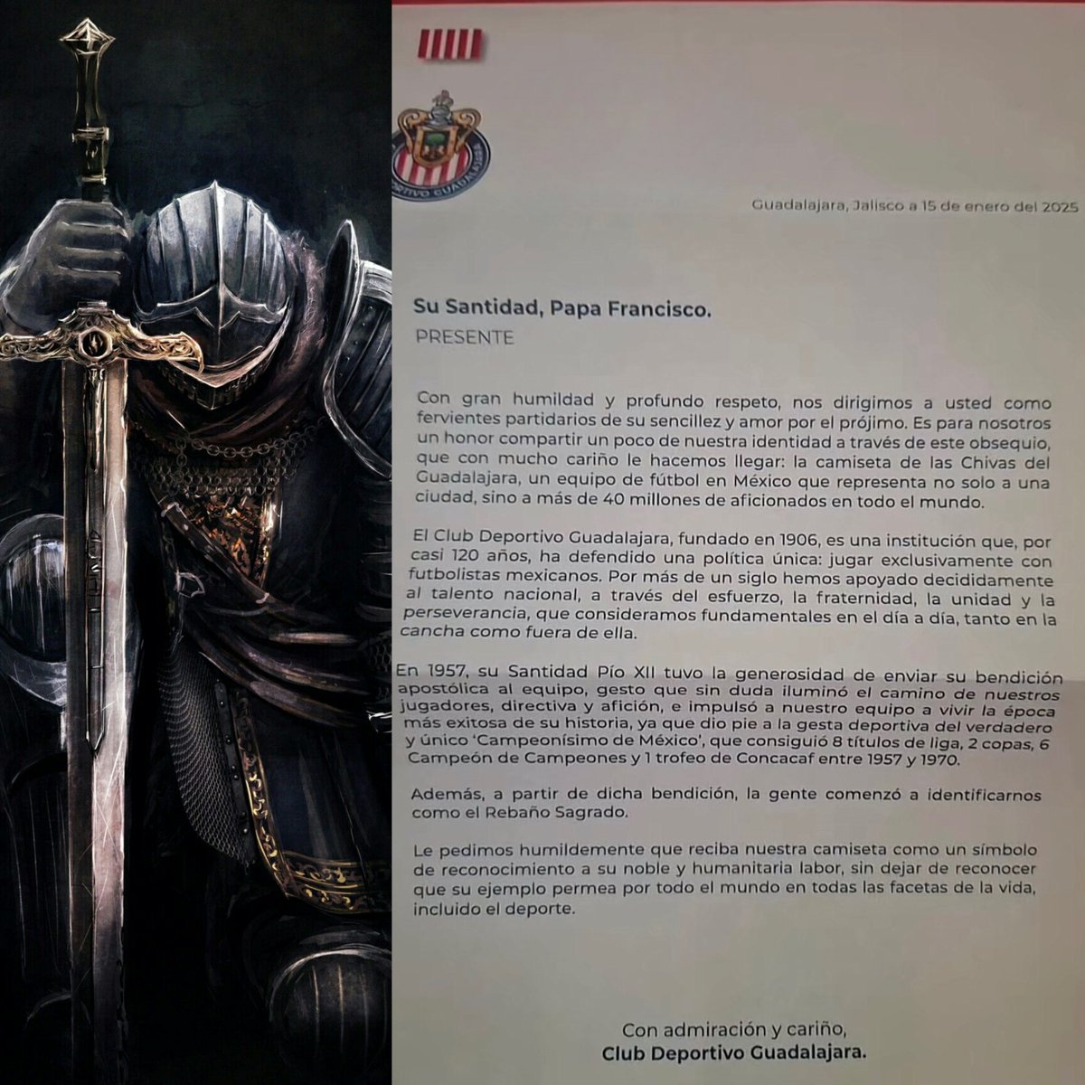 De la mano de Dios y nuestro Señor Jesuscristo se viene la trece 🐐🇫🇷