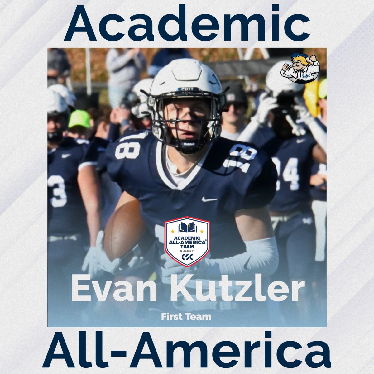 LVC Athletics (@lvcathletics) on Twitter photo Tremendous honor for <a href="/LVCFootball/">LVC Football</a> safety Evan Kutzler as he was named to the <a href="/AcadAllAmerica/">Academic All-America®, selected by CSC</a> First Team this afternoon! Congratulations Evan!
Release: godutchmen.com/news/2025/1/28…
#GoDutchmen Tremendous honor for <a href="/LVCFootball/">LVC Football</a> safety Evan Kutzler as he was named to the <a href="/AcadAllAmerica/">Academic All-America®, selected by CSC</a> First Team this afternoon! Congratulations Evan!
Release: godutchmen.com/news/2025/1/28…
#GoDutchmen