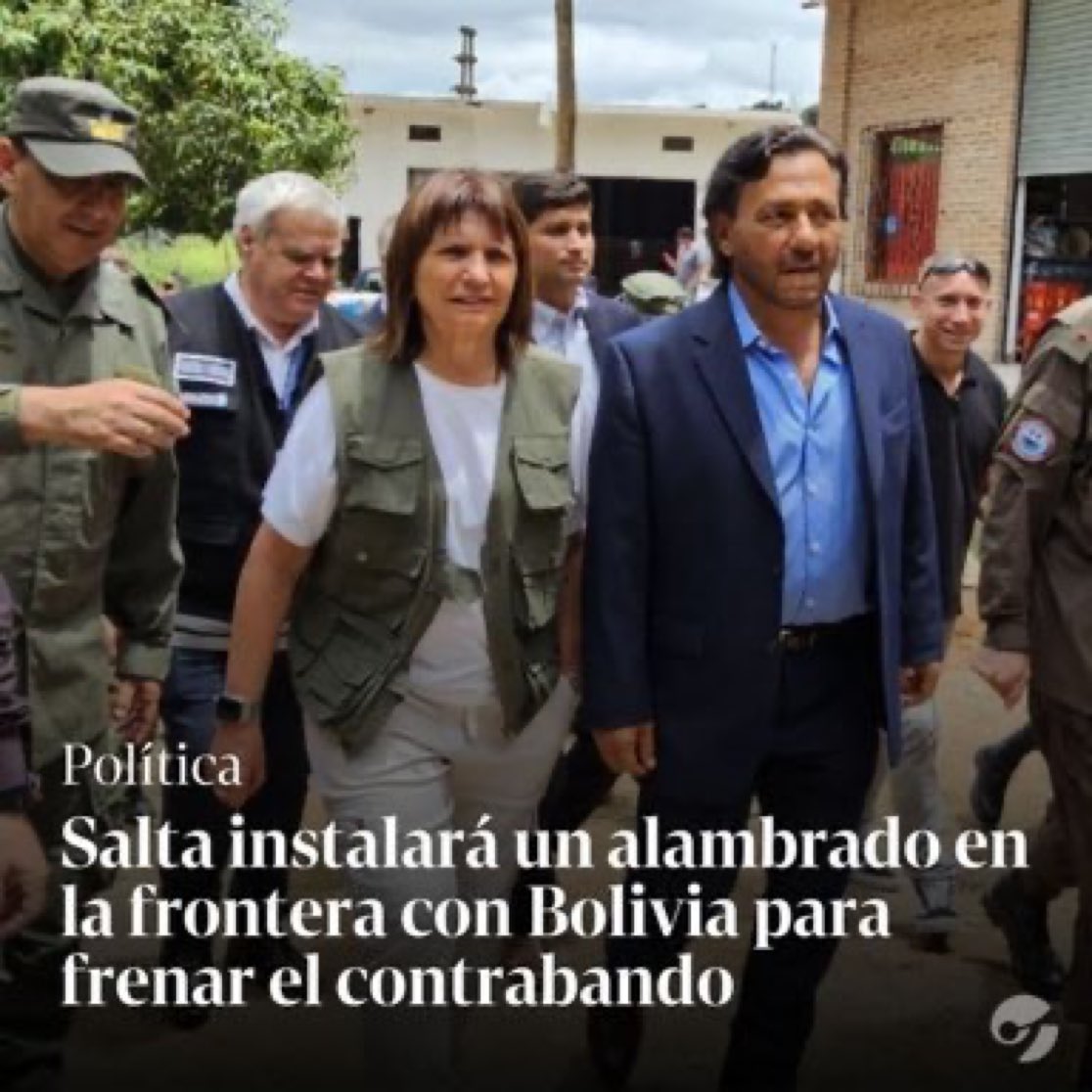🚨SALTA INSTALARÁ un ALAMBRADO en la FRONTERA con BOLIVIA para FRENAR el CONTRABANDO.

¿BANCAS la NOTICIA?👇🏼

1-SI✅
2-NO❌