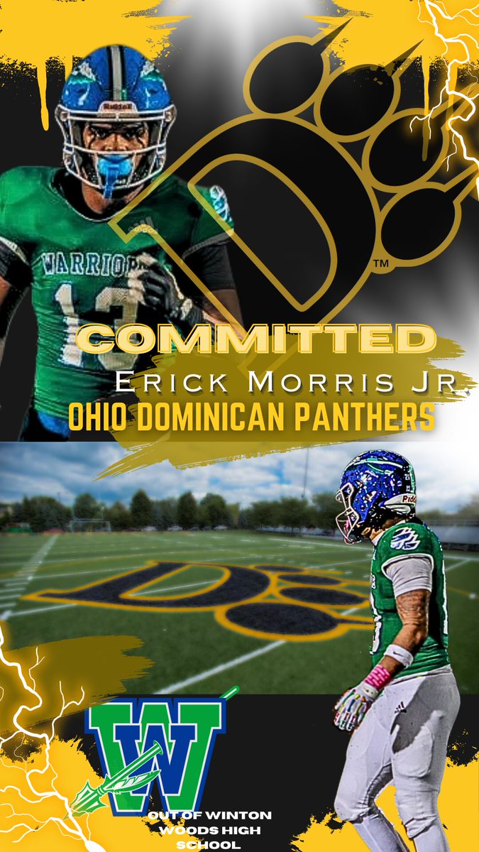 Erick Morris Jr (@erick_morris6) on Twitter photo 100% Locked in Go Panthers 🐾
<a href="/OhioDominicanFB/">Ohio Dominican Football</a> <a href="/CoachCookOL/">Kennedy Cook</a> <a href="/oducoachtuck/">Coach Tuck</a> <a href="/Winton_WoodsFB/">Winton Woods HS Football</a> 100% Locked in Go Panthers 🐾
<a href="/OhioDominicanFB/">Ohio Dominican Football</a> <a href="/CoachCookOL/">Kennedy Cook</a> <a href="/oducoachtuck/">Coach Tuck</a> <a href="/Winton_WoodsFB/">Winton Woods HS Football</a>