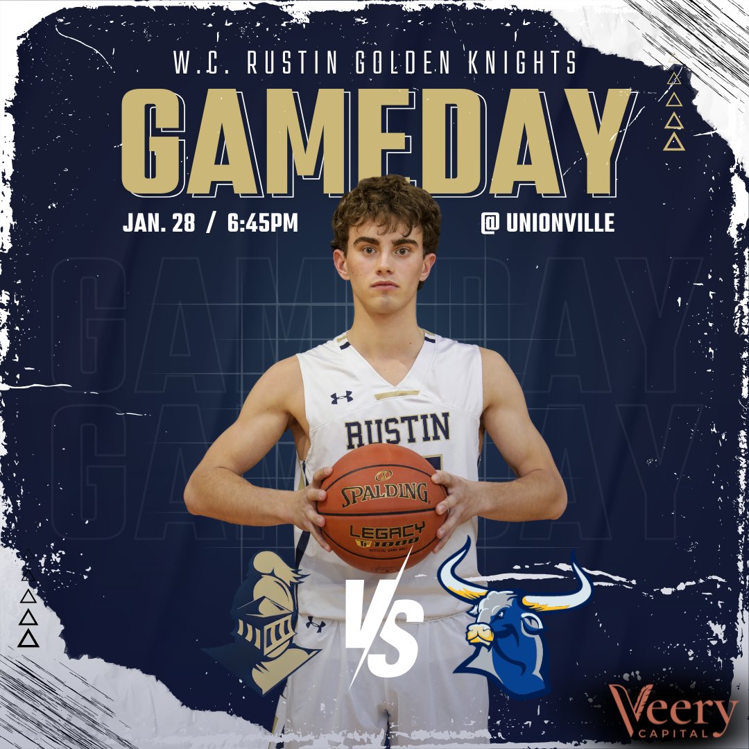 Huge game tonight for Rustin as they go on the road vs Unionville. The winner tonight will take sole possession of the 3rd spot of the Ches-Mont American Conference going into the last week of the season. Come out &amp; show our Rustin pride. #UKnightEd #Rustinhoops #Rustinbasketball