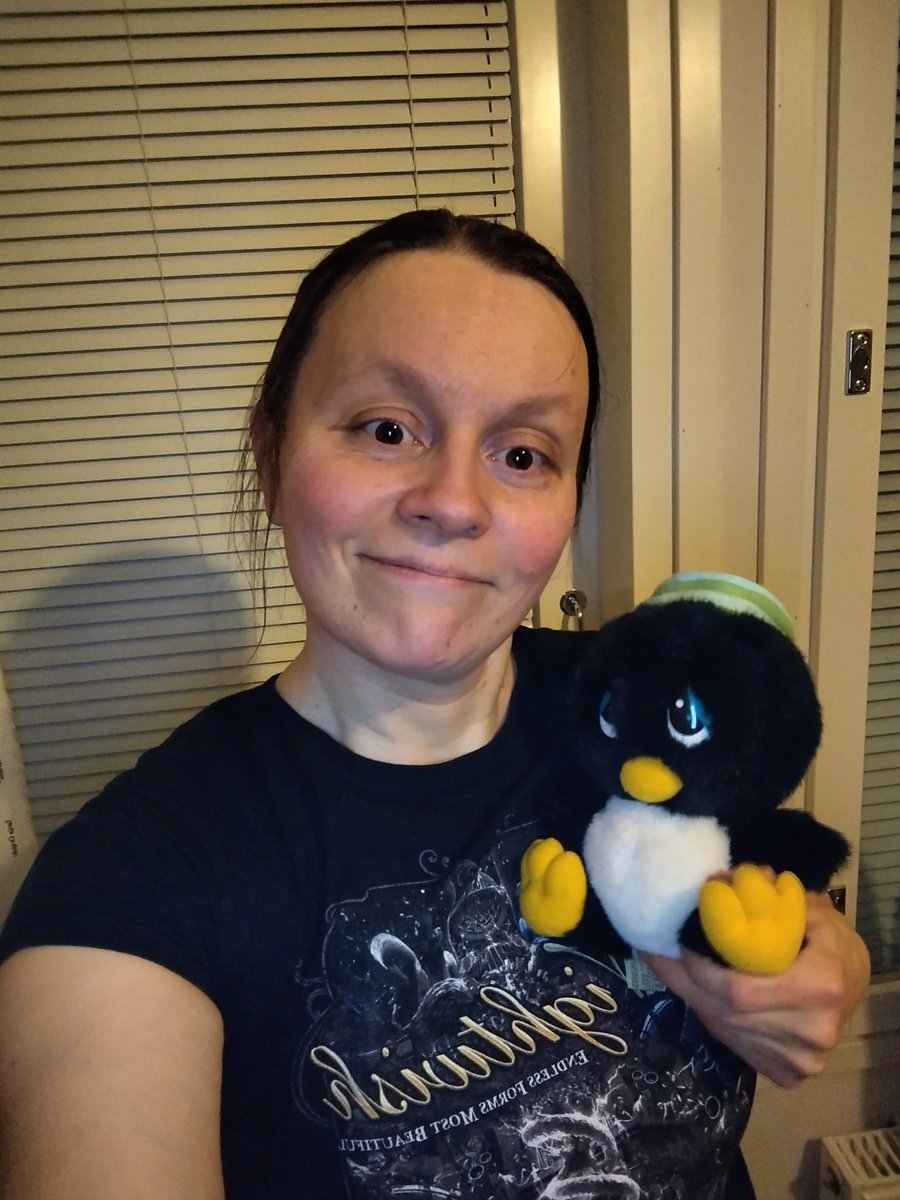 katri_j's tweet image. Näillä keväisillä keleillä saa liikkua varovaisesti, kuin pingviini kävelyä. Siksi kuva kera pingviinin ☺️🤭. #applause #tammikuu #tiistai #tänään